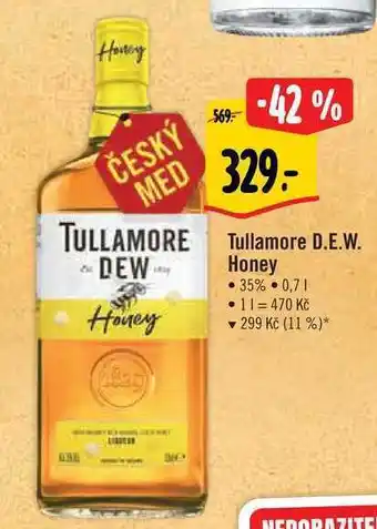 Tullamore d.e.w. dew honey 0,7 l