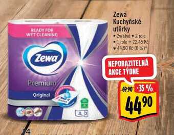 Albert Zewa kuchyňské utěrky 2vrstvé 2 role nabídka