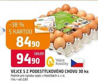 Trefa Vejce s z podestýlkového chovu 30 ks nabídka