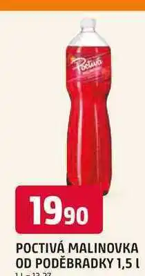 Trefa Poděbradka poctivá malinovka 1.5l nabídka
