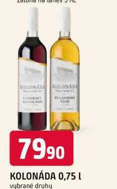 Trefa Kolonáda 0,75 l vybrané druhy nabídka