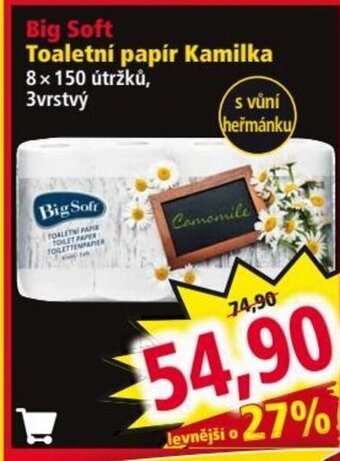 Norma Big Soft Toaletní papír Kamilka nabídka