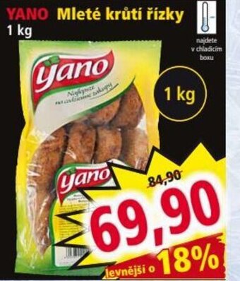 Norma YANO Mleté krůtí řízky nabídka