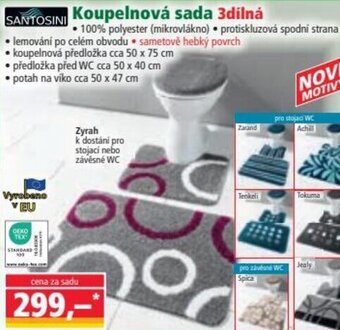 Norma Koupelnová sada 3dílná nabídka