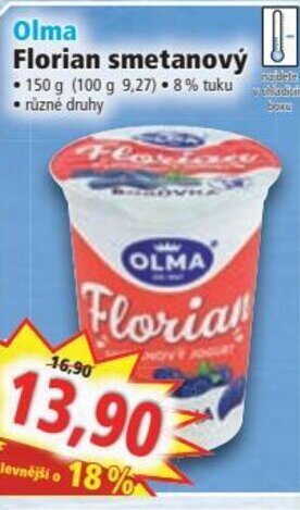 Norma Olma Florian smetanový nabídka