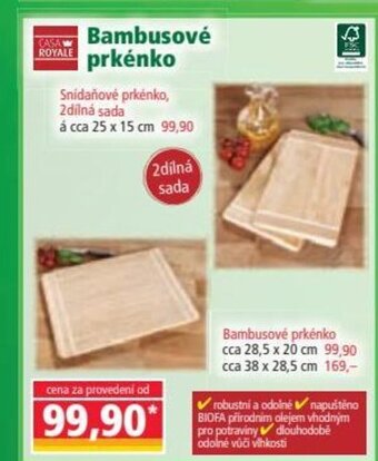 Norma Bambusové prkénko nabídka