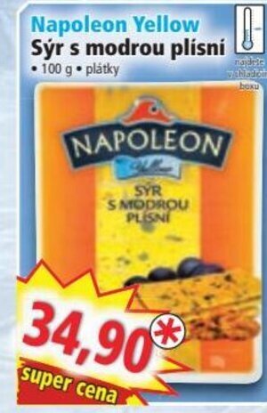 Norma Napoleon Yellow Sýr s modrou plísní nabídka