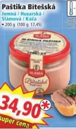 Norma Paštika Bítešská Jemná / Husarska / Slámová / Káča nabídka