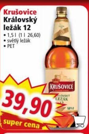 Norma Krušovice Královský ležák 12 nabídka
