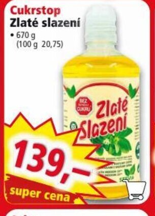 Norma Cukrstop Zlaté slazení nabídka