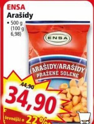 Norma ENSA Arašídy nabídka