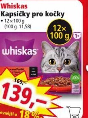 Norma Whiskas Kapsičky pro kočky nabídka