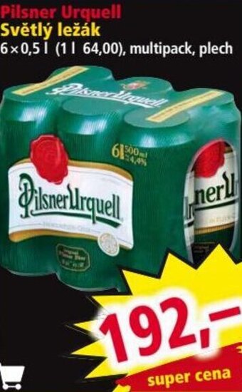 Norma Pilsner Urquell Světlý ležák nabídka