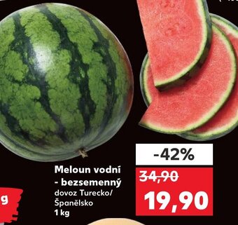 Kaufland Meloun vodní - bezsemenný nabídka