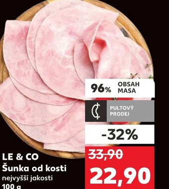 Kaufland LE & CO Šunka od kosti nabídka