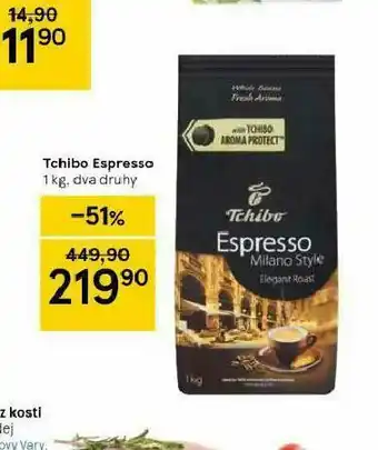 Tesco Tchibo espresso nabídka
