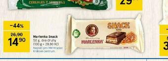 Tesco Marlenka snack nabídka
