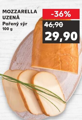 Kaufland MOZZARELLA UZENÁ Pařený sýr 100 g nabídka