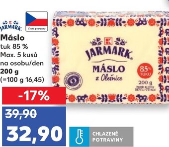 Kaufland JARMARK Máslo nabídka