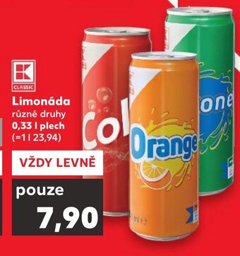 Kaufland Limonáda nabídka