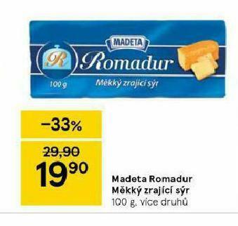 Tesco Madeta romadur nabídka
