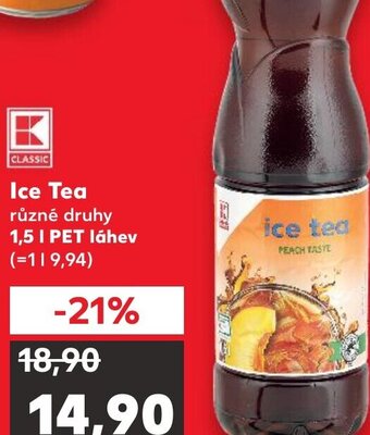 Kaufland Ice Tea nabídka