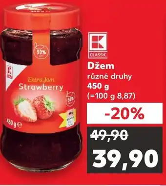 Kaufland Džem různé druhy nabídka