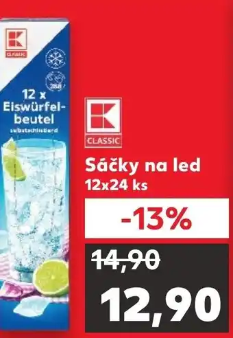 Kaufland Sáčky na led 12x24 ks nabídka
