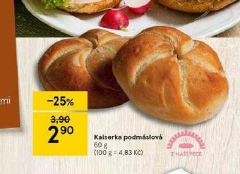 Tesco Kaiserka podmáslová nabídka
