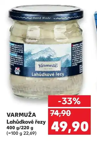 Kaufland VARMUŽA Lahůdkové řezy nabídka