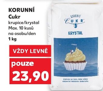 Kaufland KORUNNÍ Cukr nabídka