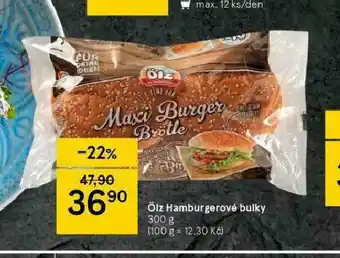 Tesco Ölz hamburgerové bulky nabídka