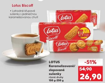 Kaufland LOTUS Karamelizované/ slepované sušenky nabídka