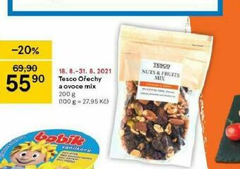 Tesco Tesco ořechy a ovoce mix nabídka