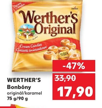 Kaufland WERTHER'S Bonbóny nabídka