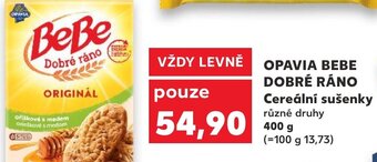 Kaufland OPAVIA BEBE DOBRÉ RÁNO Cereální sušenky nabídka