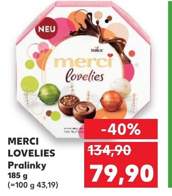 Kaufland MERCI LOVELIES Pralinky 185 g nabídka