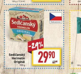 Billa Sedlčanský hermelín originál nabídka