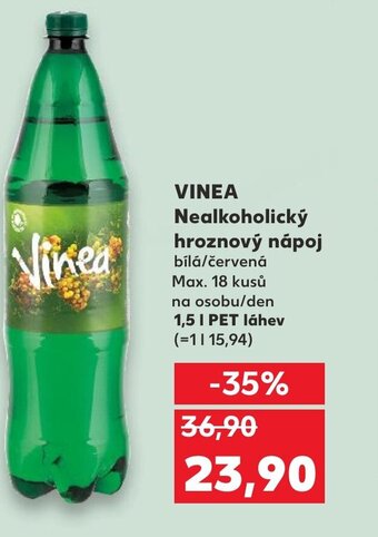 Kaufland VINEA Nealkoholický hroznový nápoj nabídka