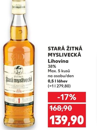 Kaufland STARÁ ŽITNÁ MYSLIVECKÁ Lihovina nabídka