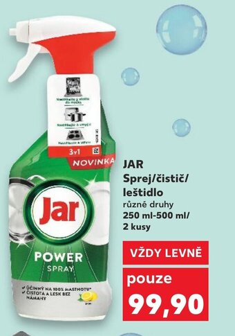 Kaufland JAR Sprej/čistič/ leštidlo nabídka
