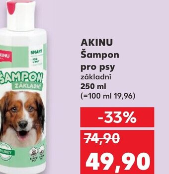 Kaufland AKINU Šampon pro psy nabídka