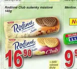 Lidl Rodinné cliub sušenky máslové nabídka