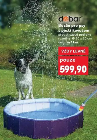 Kaufland Bazén pro psy s postřikovačem nabídka
