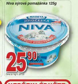 Lidl Niva sýrová pomazánka nabídka