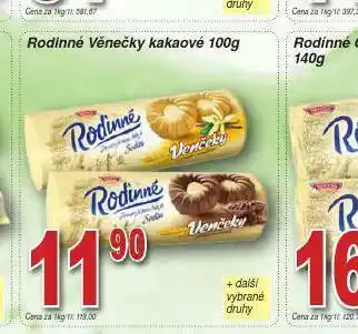 Lidl Rodinné věnečky kakaové nabídka