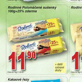 Lidl Rodinné polomáčené sušenky nabídka