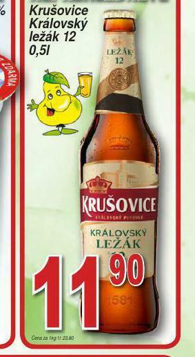 Lidl Pivo krušovice královská 12 nabídka