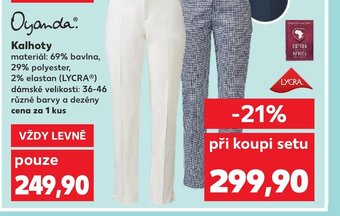 Kaufland Oyanda Kalhoty nabídka