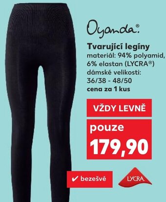 Kaufland Tvarující legíny nabídka